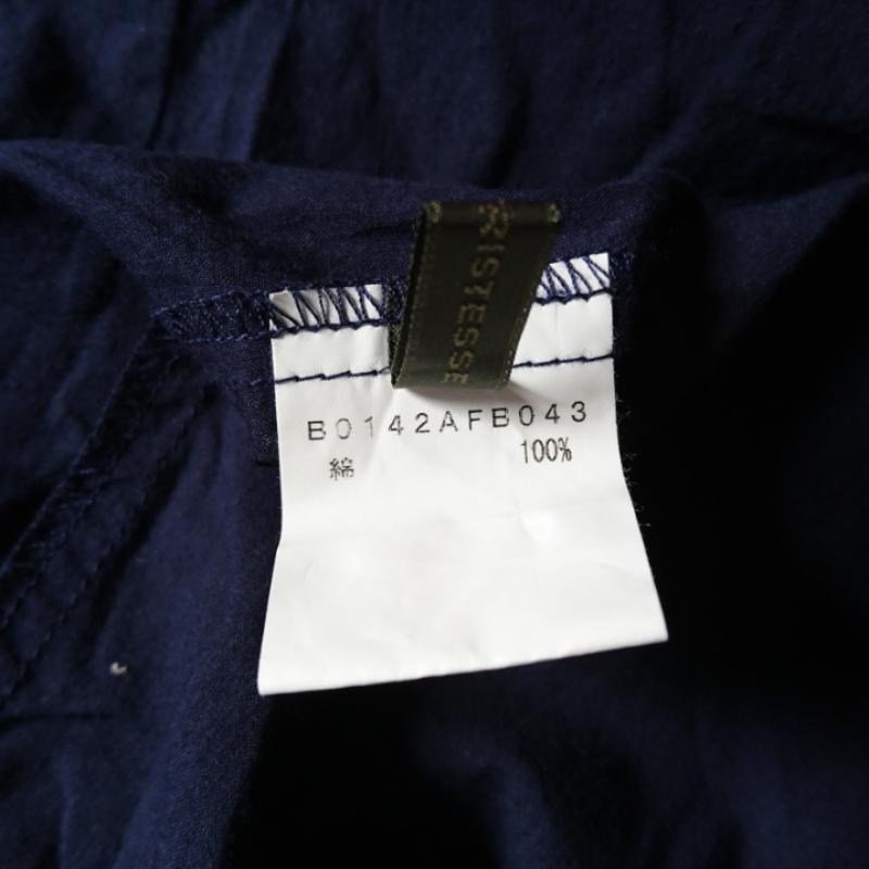 アデュートリステス ADIEU TRISTESSE カットソー 半袖 無地 紺 / ネイビー / レディース USED 古着 中古 10002195