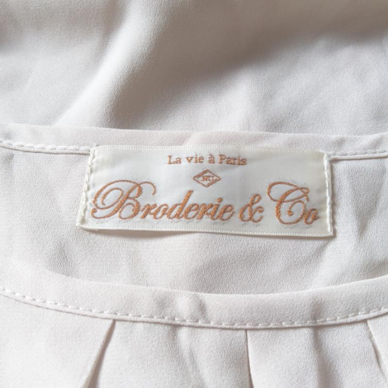 ブロードゥリー&コー Broderie & Co カットソー 長袖 FREE 無地 ベージュ / ベージュ / レディース USED 古着 中古 10002200