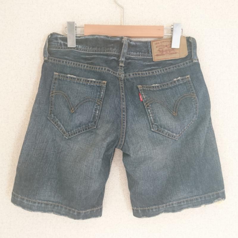 リーバイストラウスアンドコー Levi Strauss & co. パンツ デニム、ジーンズ 28インチ 無地 青 / ブルー / レディース USED 古着 中古 10002203