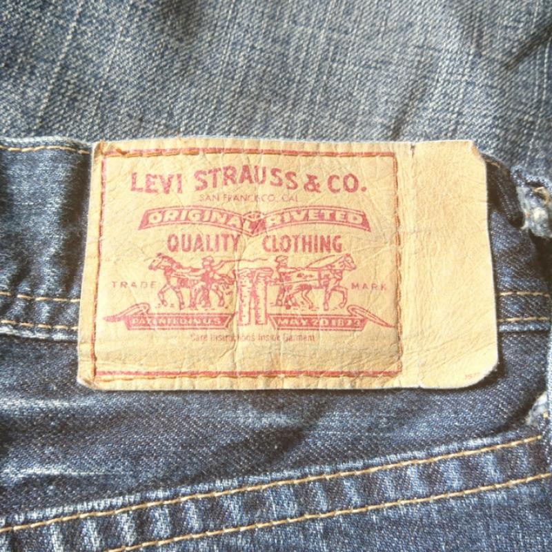 リーバイストラウスアンドコー Levi Strauss & co. パンツ デニム、ジーンズ 28インチ 無地 青 / ブルー / レディース USED 古着 中古 10002203