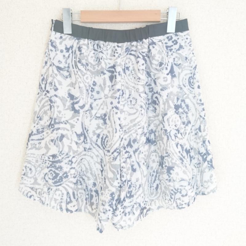 ケティ ketty パンツ ショートパンツ M 花柄 白 / ホワイト / X 青 / ブルー / レディース USED 古着 中古 10002204
