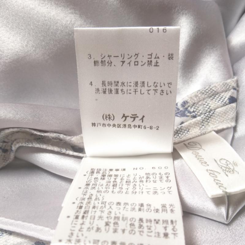 ケティ ketty パンツ ショートパンツ M 花柄 白 / ホワイト / X 青 / ブルー / レディース USED 古着 中古 10002204