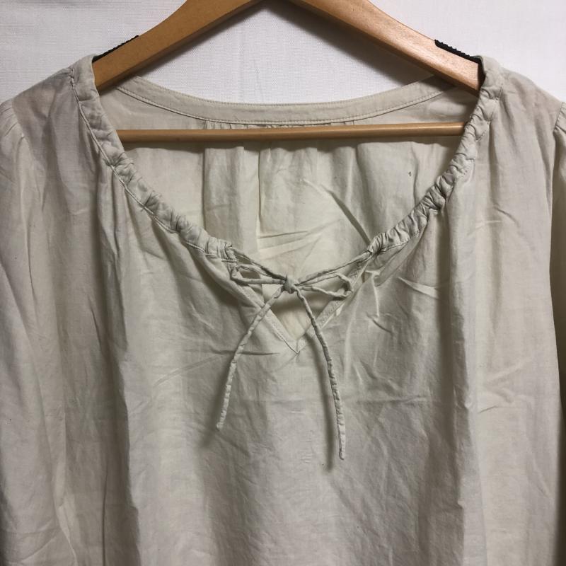 フレームワーク FRAMeWORK カットソー 七分袖 無地 白 / ホワイト / レディース USED 古着 中古 10002248