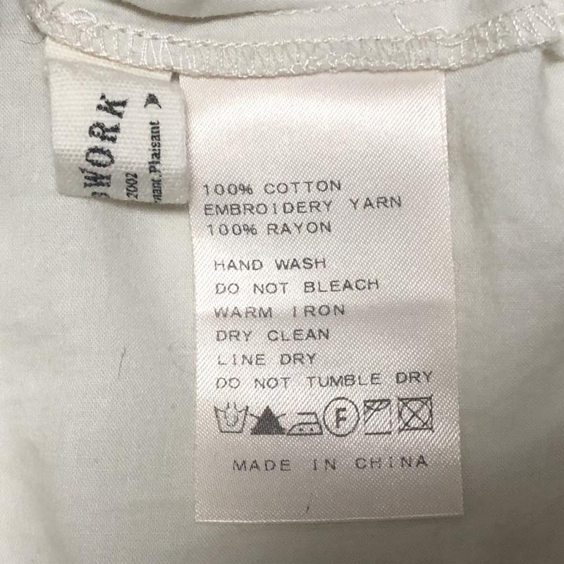 フレームワーク FRAMeWORK カットソー 七分袖 無地 白 / ホワイト / レディース USED 古着 中古 10002248