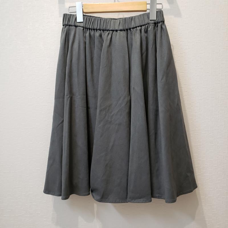 パールマシェール PARLMASEL スカート ひざ丈スカート 38 無地 灰 / グレー /  レディース USED 古着 中古 10002304