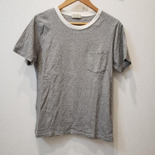 ナノユニバース nano・universe Tシャツ 半袖 S ボーダー柄 灰 / グレー /  メンズ USED 古着 中古 10002308