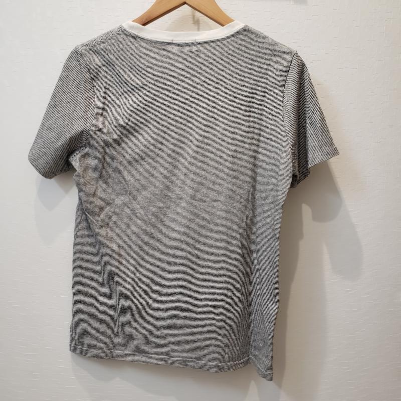 ナノユニバース nano・universe Tシャツ 半袖 S ボーダー柄 灰 / グレー / メンズ USED 古着 中古 10002308