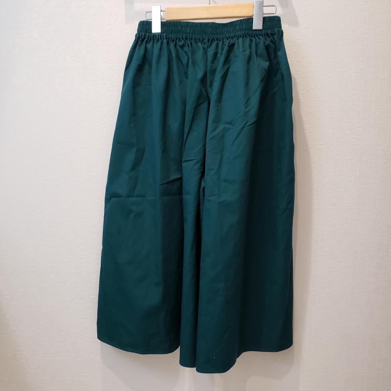 アースミュージックアンドエコロジー earth music&ecology パンツ スラックス 7分丈 FREE 無地 緑 / グリーン / レディース USED 古着 中古 10002328
