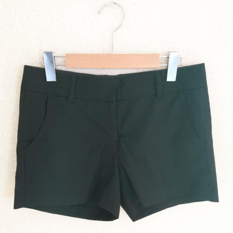 ロッソ ROSSO パンツ ショートパンツ 38インチ 無地 黒 / ブラック / レディース USED 古着 中古 10002359
