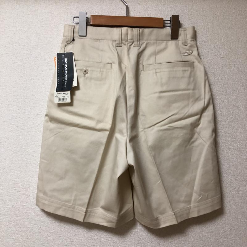 パラディーゾ PARADISO パンツ ショートパンツ 無地 白 / ホワイト / メンズ USED 古着 中古 10002419