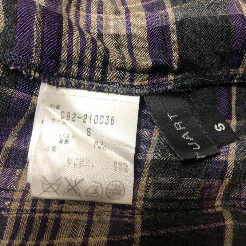 ジルスチュアート JILLSTUART チュニック 七分袖 S チェック マルチカラー / マルチカラー / レディース USED 古着 中古 10002420