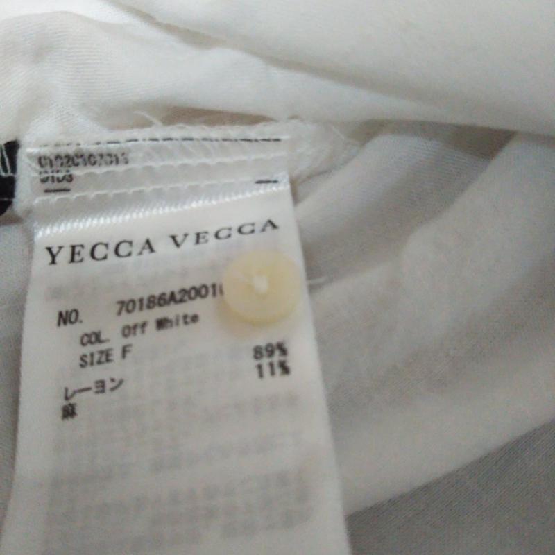 イェッカ ヴェッカ YECCA VECCA シャツ、ブラウス 半袖 FREE 無地 白 / ホワイト / レディース USED 古着 中古 10002586