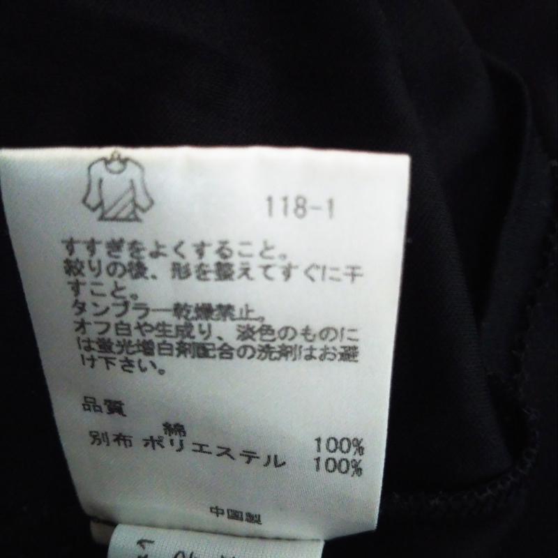 プライドグライド prideglide カットソー 半袖 38 無地 黒 / ブラック / レディース USED 古着 中古 10002628