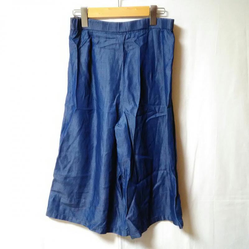 ローズバッド ROSE BUD パンツ キュロット FREE 無地 青 / ブルー / レディース USED 古着 中古 10002684