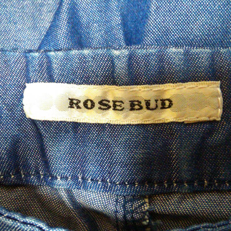 ローズバッド ROSE BUD パンツ キュロット FREE 無地 青 / ブルー / レディース USED 古着 中古 10002684