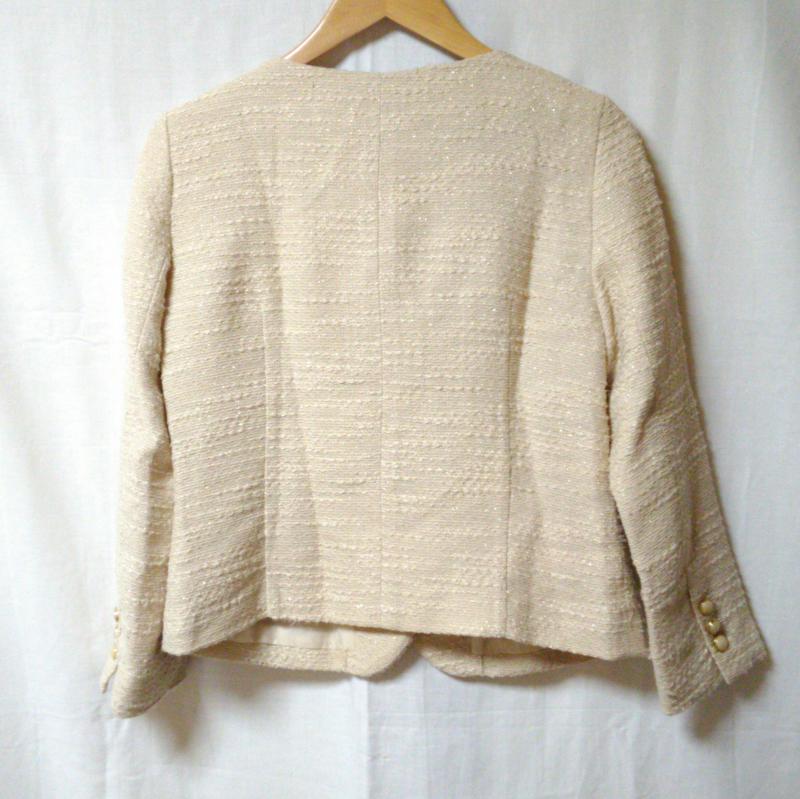 テチチ Te chichi ジャケット、上着 ジャケット、ブレザー M 無地 ベージュ / ベージュ / レディース USED 古着 中古 10002689