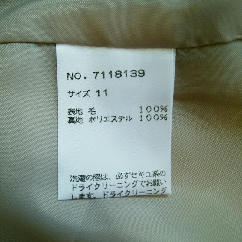 イーストボーイ EASTBOY スーツ スーツ 無地 ベージュ / ベージュ / X 黒 / ブラック / レディース USED 古着 中古 10002746