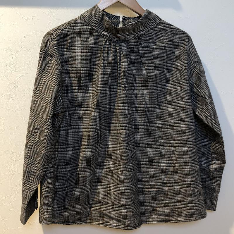 ショコラ フィネ ローブ chocol raffine robe シャツ、ブラウス 長袖 FREE チェック 灰 / グレー / X 白 / ホワイト / X 黒 / ブラック / X 赤 / レッド / レディース USED 古着 中古 10002835