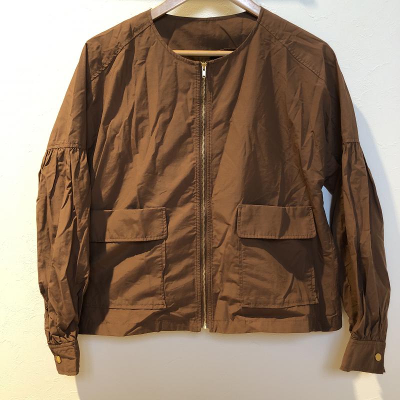 ジェイストゥディオ J'studio ジャケット、上着 ジャンパー、ブルゾン 2 無地 茶 / ブラウン / レディース USED 古着 中古 10002857