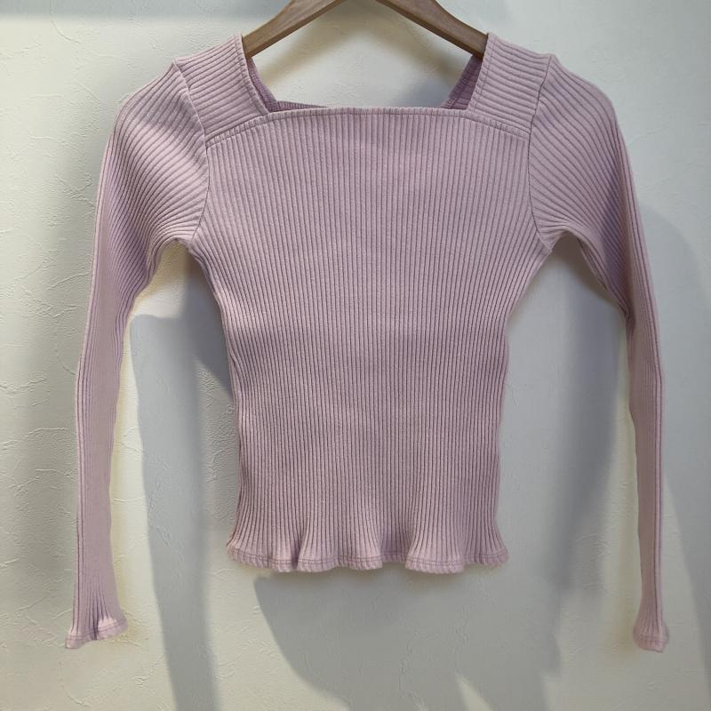 ドナマリー DONA MARIE カットソー 長袖 38 無地 桃 / ピンク / レディース USED 古着 中古 10002886