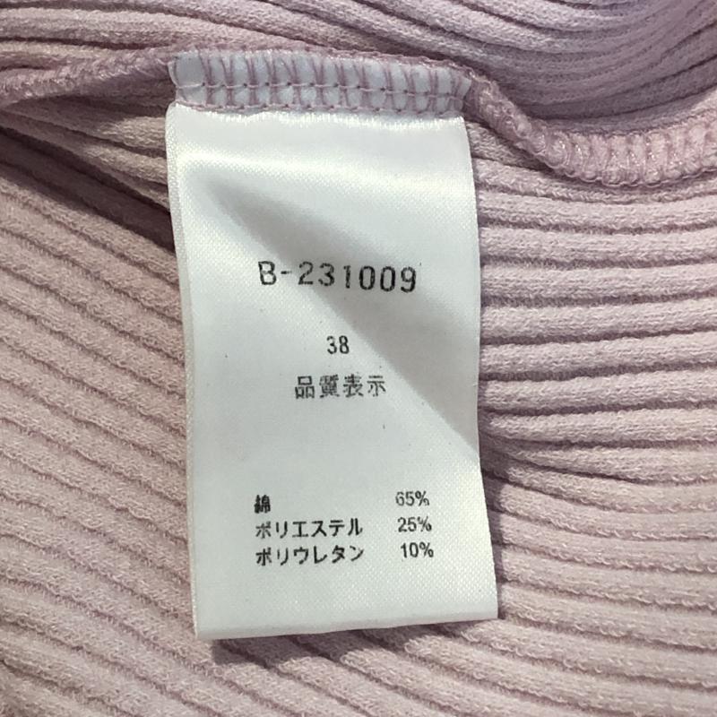 ドナマリー DONA MARIE カットソー 長袖 38 無地 桃 / ピンク / レディース USED 古着 中古 10002886