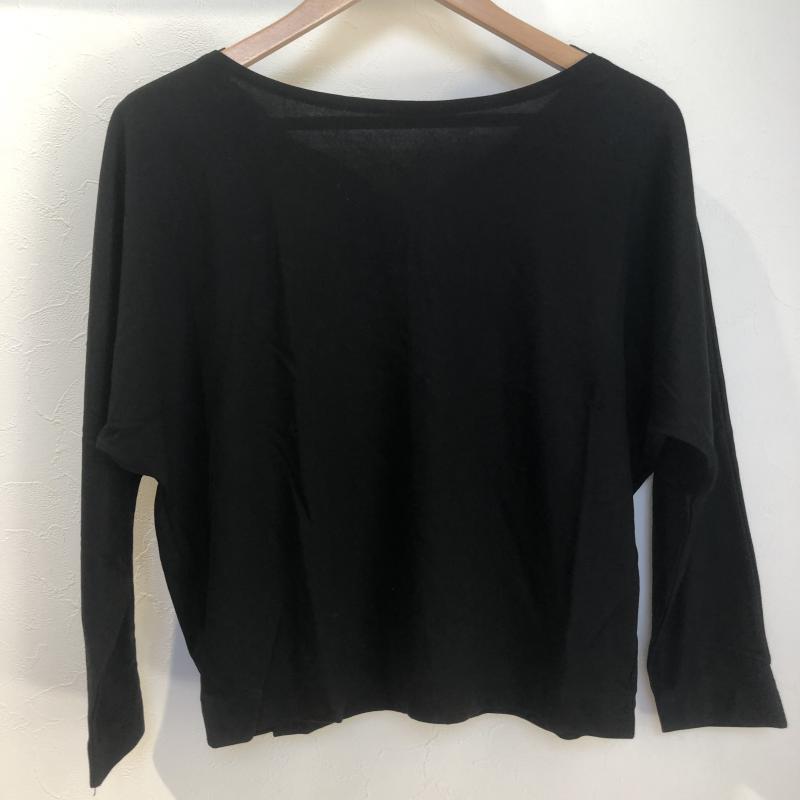 アナナス anana カットソー 長袖 FREE 無地 黒 / ブラック / レディース USED 古着 中古 10002892