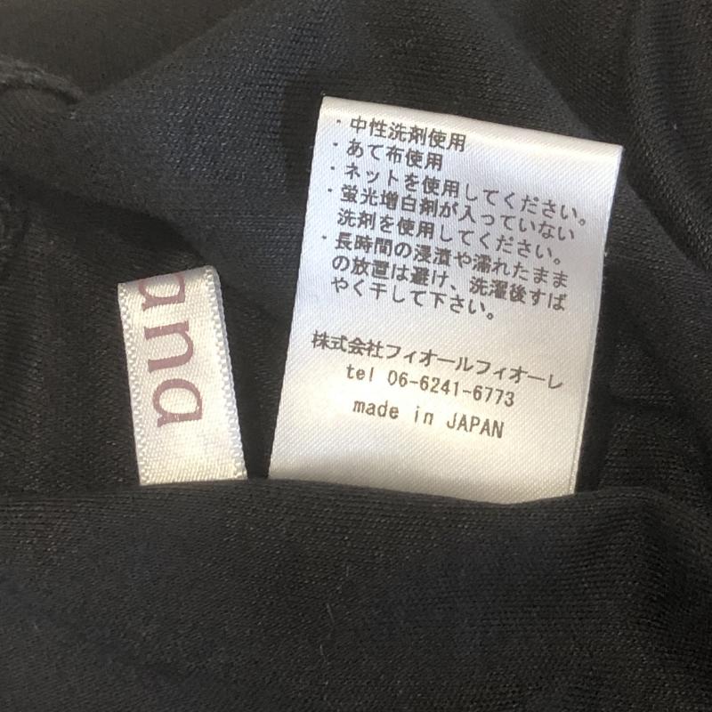 アナナス anana カットソー 長袖 FREE 無地 黒 / ブラック / レディース USED 古着 中古 10002892