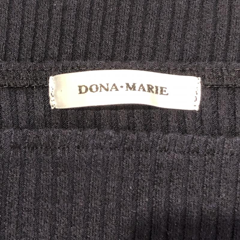 ドナマリー DONA MARIE カットソー 長袖 38 無地 紺 / ネイビー / レディース USED 古着 中古 10002903