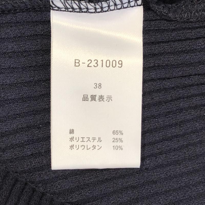 ドナマリー DONA MARIE カットソー 長袖 38 無地 紺 / ネイビー / レディース USED 古着 中古 10002903