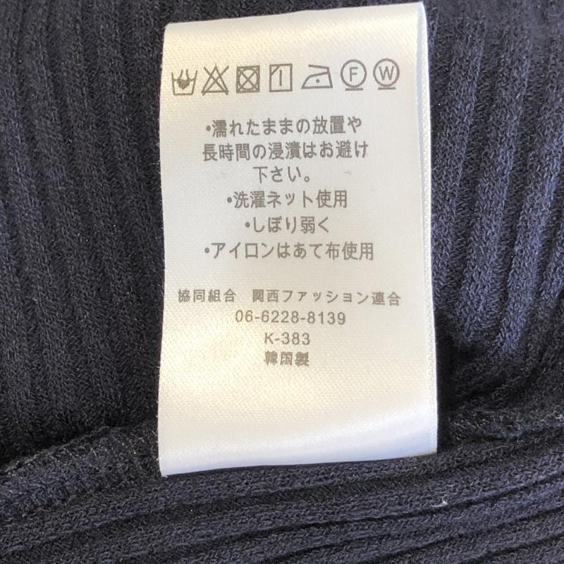 ドナマリー DONA MARIE カットソー 長袖 38 無地 紺 / ネイビー / レディース USED 古着 中古 10002903