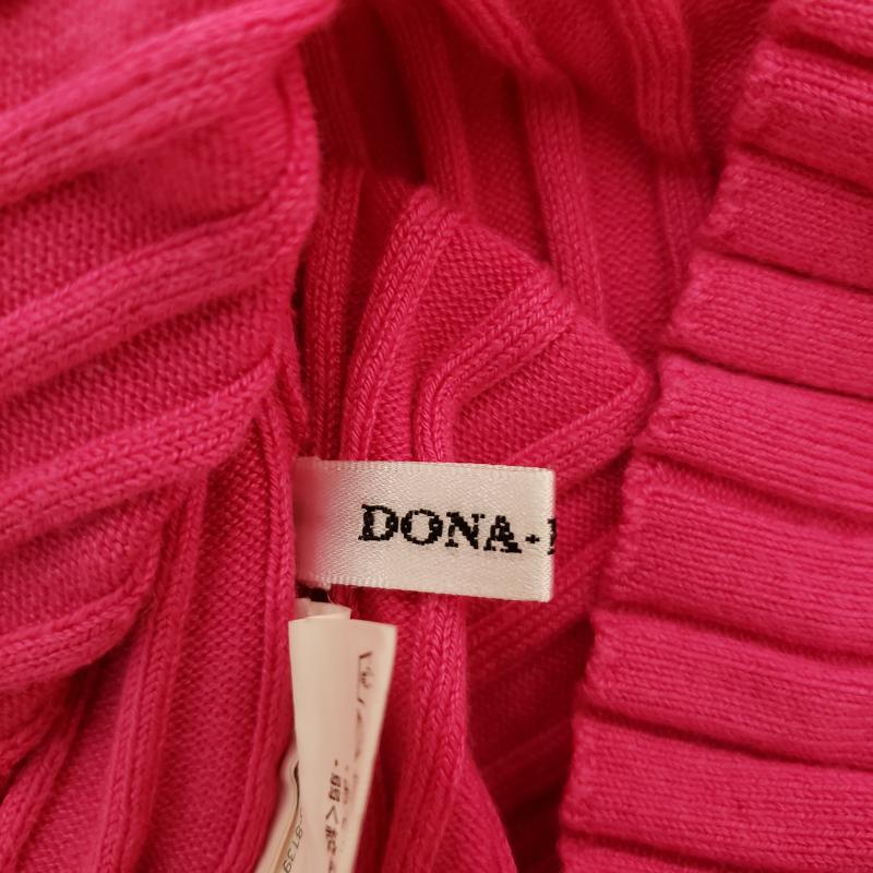 ドナマリー DONA MARIE カットソー 長袖 38 無地 桃 / ピンク / レディース USED 古着 中古 10002909