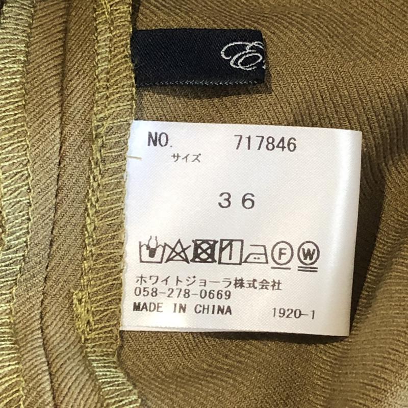 エンネア Ennea パンツ スラックス 36インチ 無地 緑 / グリーン / レディース USED 古着 中古 10002915