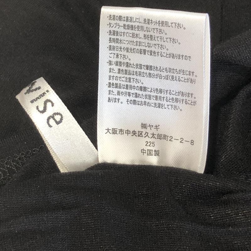 エニワイズ anywise カットソー 長袖 M 無地 黒 / ブラック / レディース USED 古着 中古 10002937