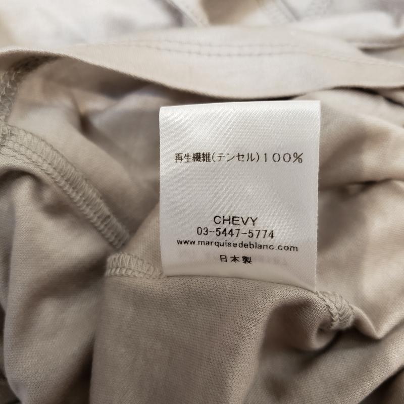 マルキスデブラン Marquise de blanc カットソー 長袖 38 無地 灰 / グレー / レディース USED 古着 中古 10002940
