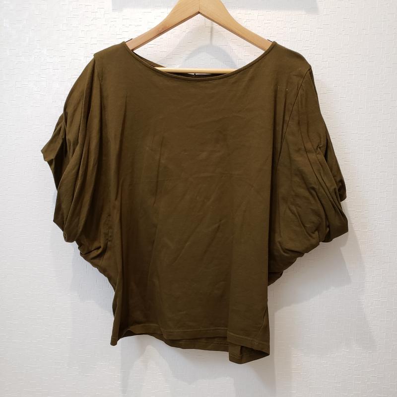アナナス anana カットソー 半袖 40 無地 緑 / グリーン / レディース USED 古着 中古 10002959