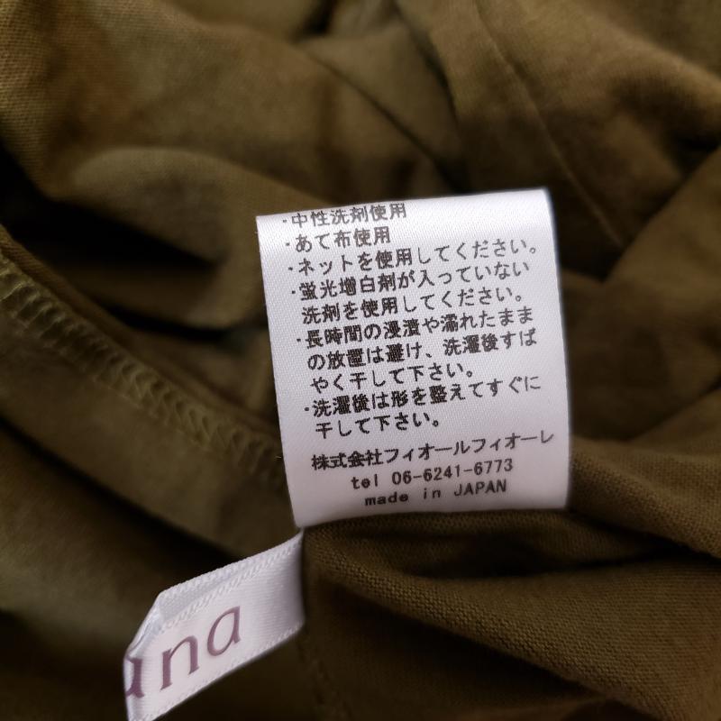 アナナス anana カットソー 半袖 40 無地 緑 / グリーン / レディース USED 古着 中古 10002959