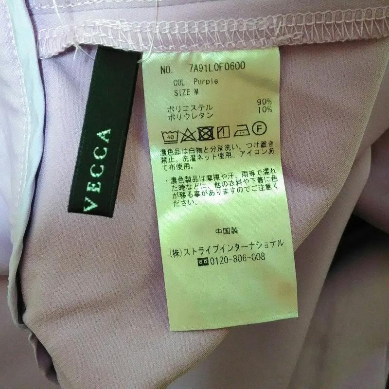 イェッカ ヴェッカ YECCA VECCA パンツ キュロット M 無地 紫 / パープル / レディース USED 古着 中古 10003000