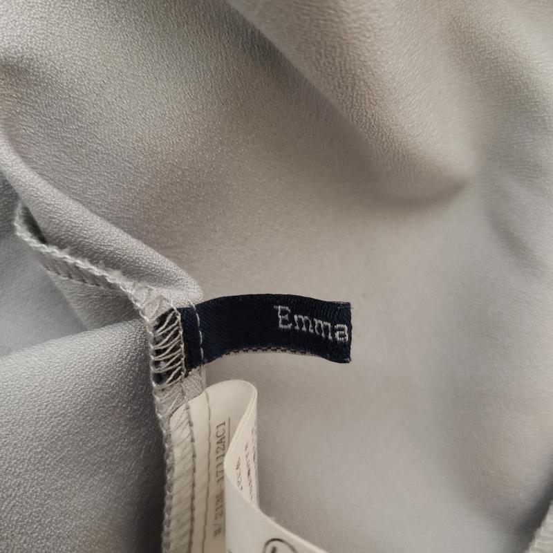 エマテイラー Emma Taylor カットソー 長袖 36 無地 灰 / グレー / レディース USED 古着 中古 10003024