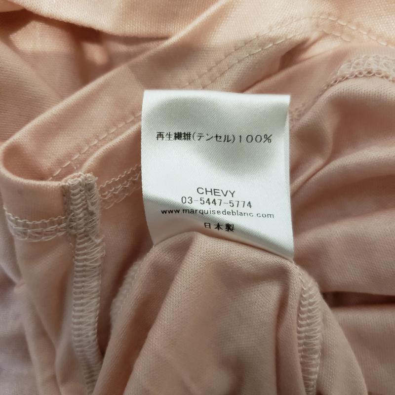 マルキスデブラン Marquise de blanc カットソー 長袖 38 無地 桃 / ピンク / レディース USED 古着 中古 10003037
