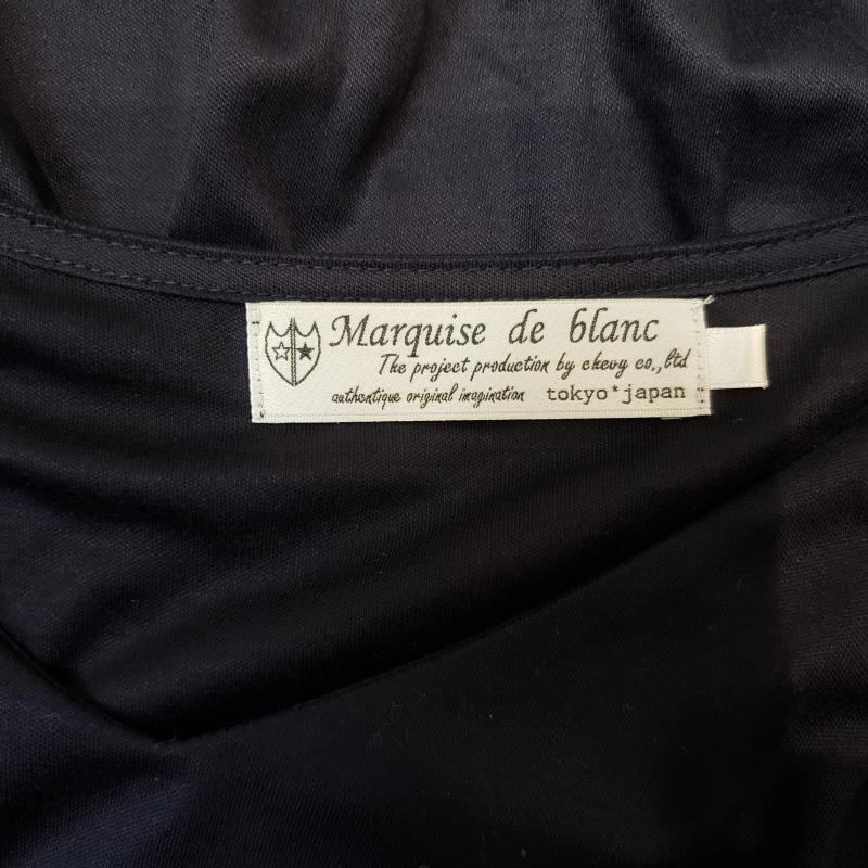 マルキスデブラン Marquise de blanc カットソー 長袖 38 無地 レディース USED 古着 中古 10003041