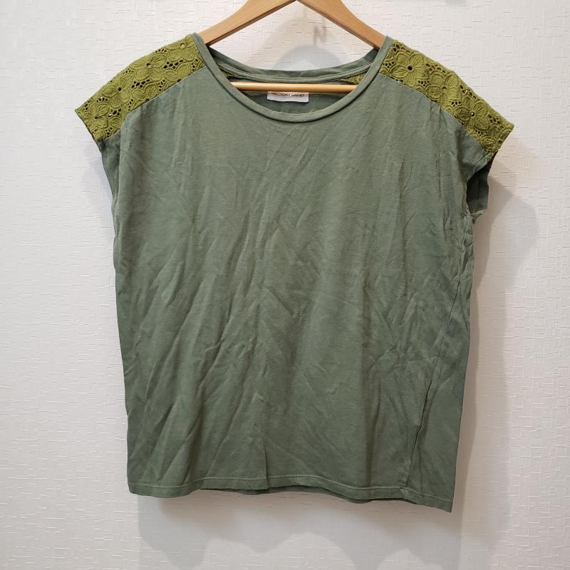 グリーンデイル ガーネット GREENDALE GARNET カットソー 半袖 M 無地 緑 / グリーン / レディース USED 古着 中古 10003050