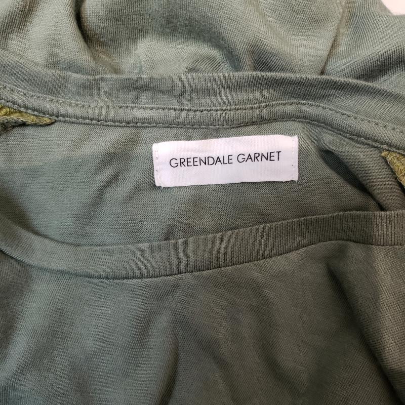グリーンデイル ガーネット GREENDALE GARNET カットソー 半袖 M 無地 緑 / グリーン / レディース USED 古着 中古 10003052
