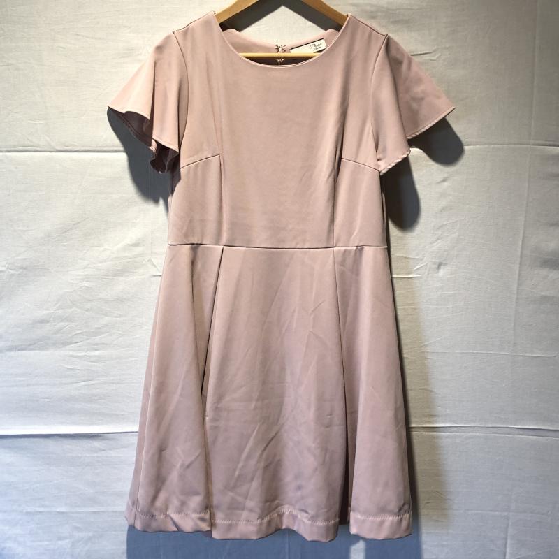 ドナマリー DONA MARIE ワンピース ミニスカート 38 無地 桃 / ピンク / レディース USED 古着 中古 10003130