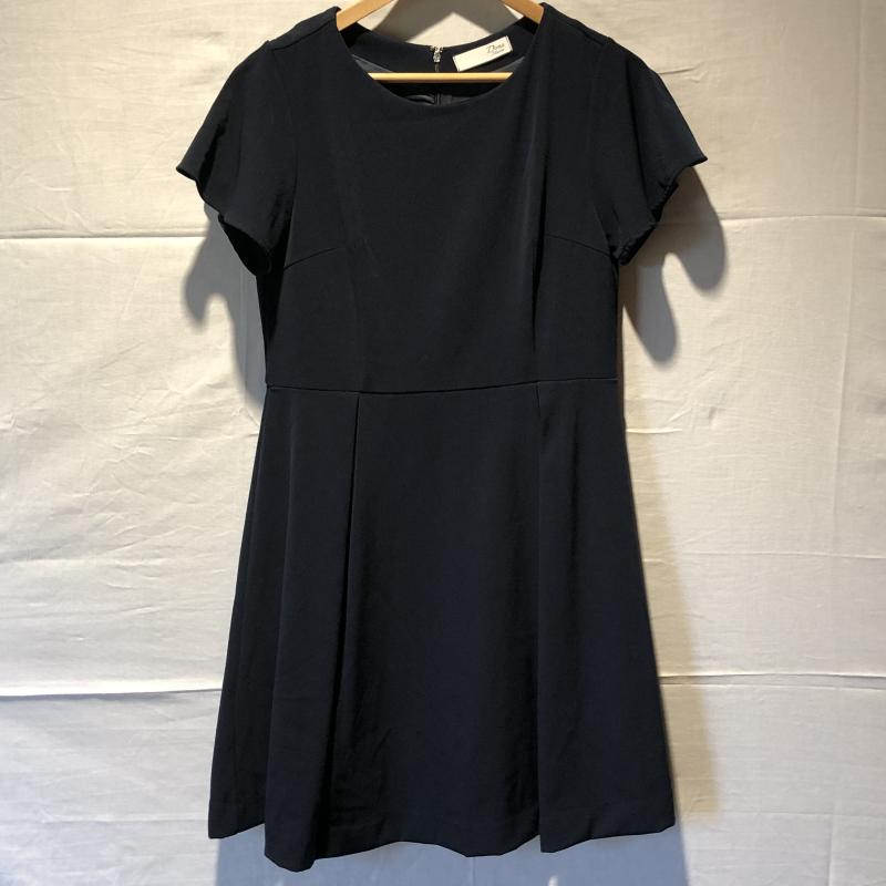 ドナマリー DONA MARIE ワンピース ミニスカート 38 無地 紺 / ネイビー / レディース USED 古着 中古 10003132