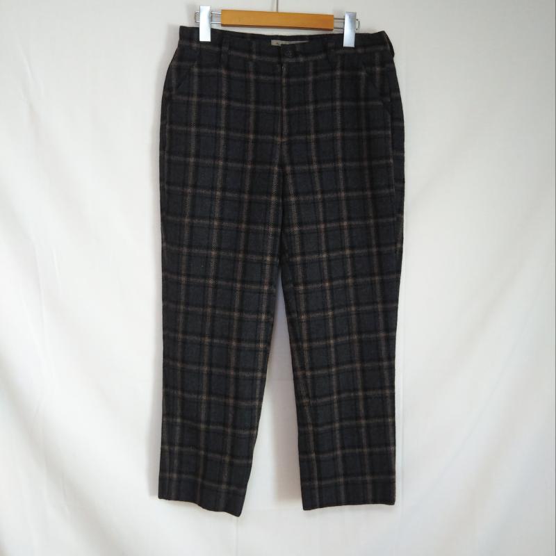 アデイインザライフ A Day in the Life パンツ スラックス 40インチ チェック 黒 / ブラック / X 茶 / ブラウン / レディース USED 古着 中古 10003149