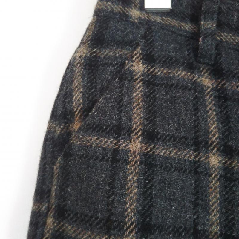 アデイインザライフ A Day in the Life パンツ スラックス 40インチ チェック 黒 / ブラック / X 茶 / ブラウン / レディース USED 古着 中古 10003149
