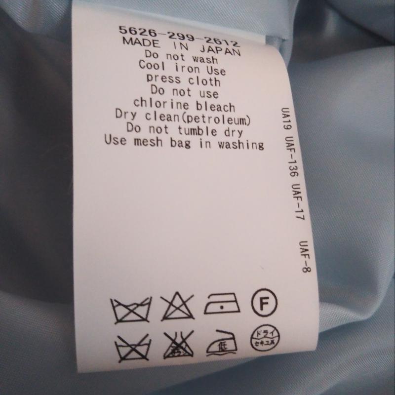 アナザーエディション Another Edition ワンピース ひざ丈スカート 無地 白 / ホワイト / X 青 / ブルー / レディース USED 古着 中古 10003154
