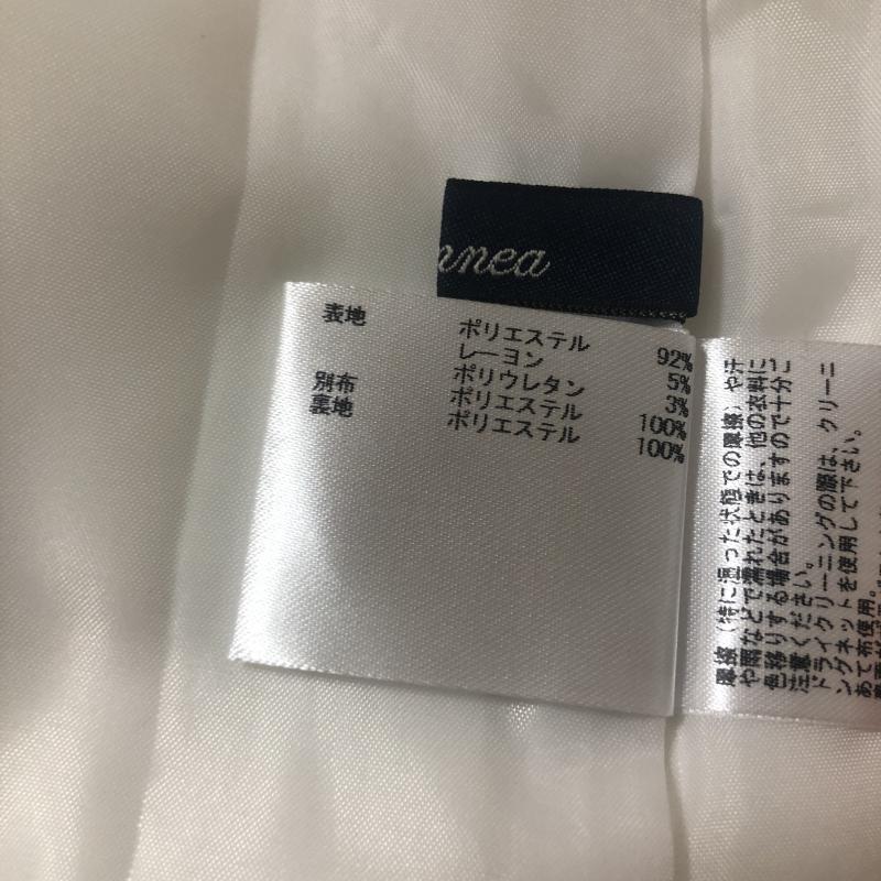 エンネア Ennea ワンピース ひざ丈スカート 36 無地 白 / ホワイト / レディース USED 古着 中古 10003248
