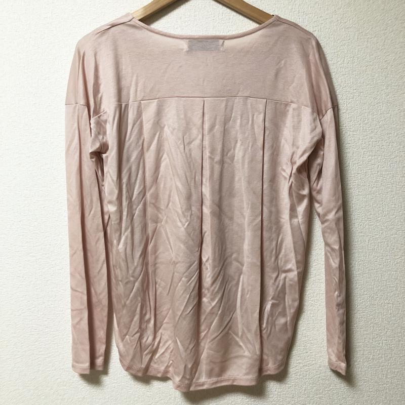 マルキスデブラン Marquise de blanc カットソー 長袖 38 無地 桃 / ピンク / レディース USED 古着 中古 10003265