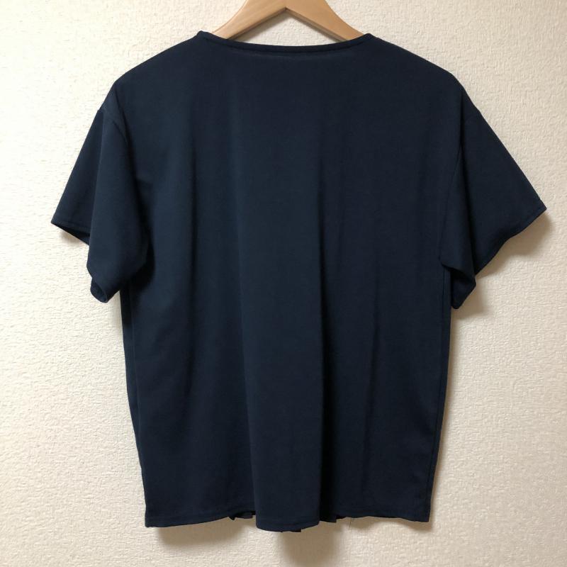 ヨーロ YOLO カットソー 半袖 36 無地 紺 / ネイビー / レディース USED 古着 中古 10003266